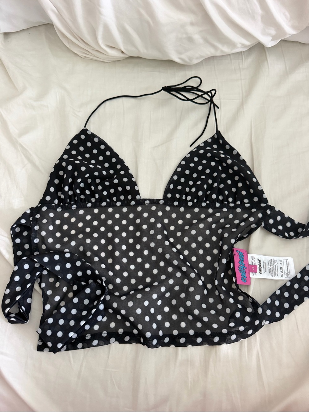 Edikted Polka Dot Top